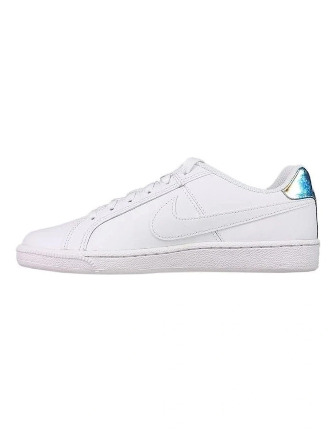 Court Royale Silver Heel White Sneakers