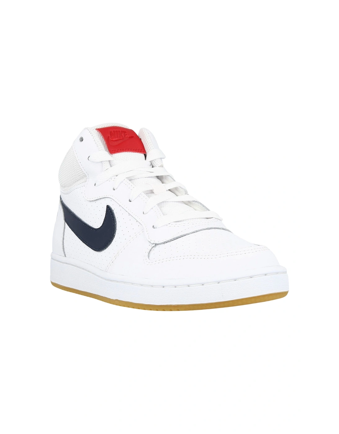 Court Borough Mid (GS) White Sneakers
