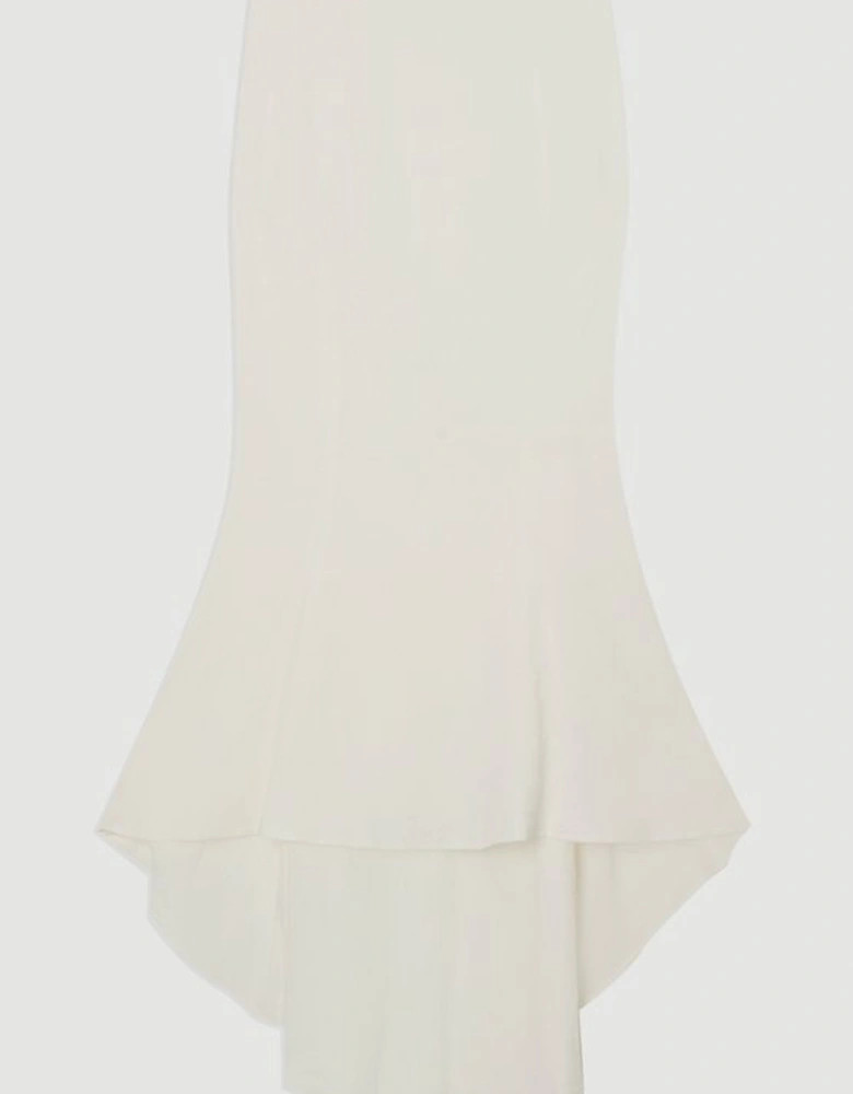 Premium Summer Linen Fishtail Maxi Skirt