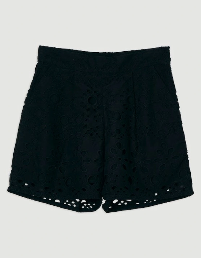 Cotton Broderie Woven Short
