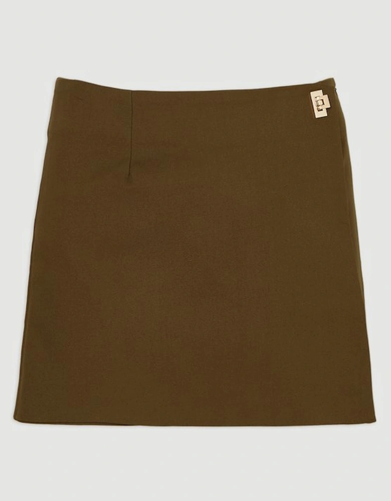 Techno Hardware Detail Woven Skort
