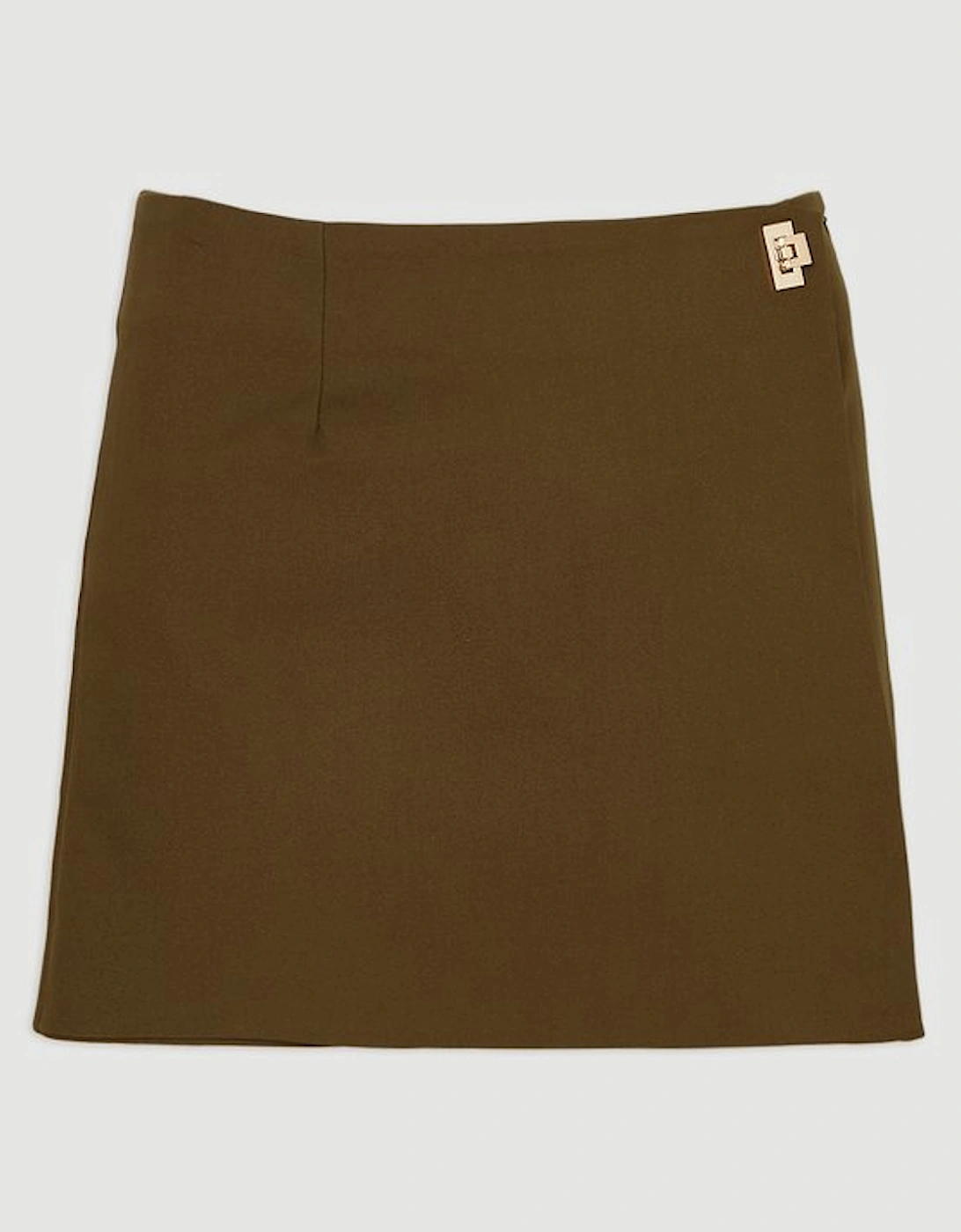 Techno Hardware Detail Woven Skort