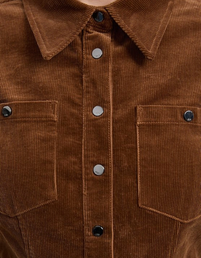Stretch Cord Tailored Shirt