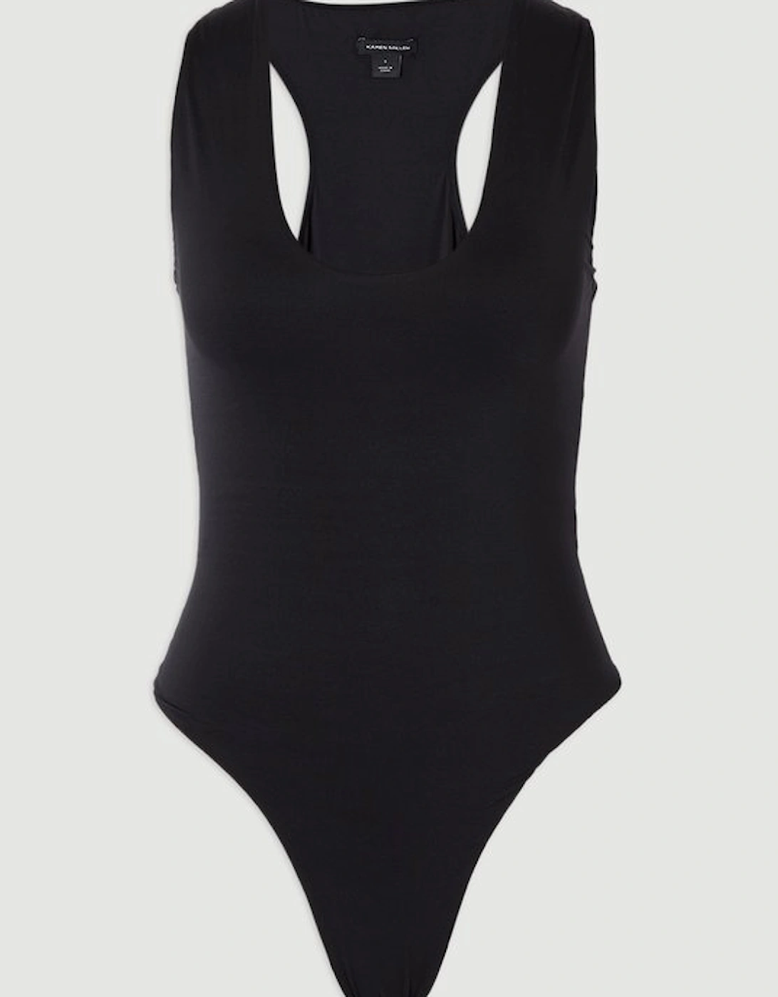 Halter Neck Contour Jersey Bodysuit