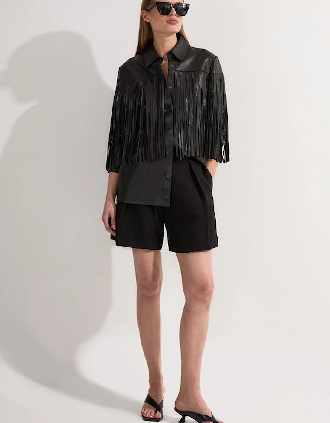 Viscose Linen Tailored Walking Short