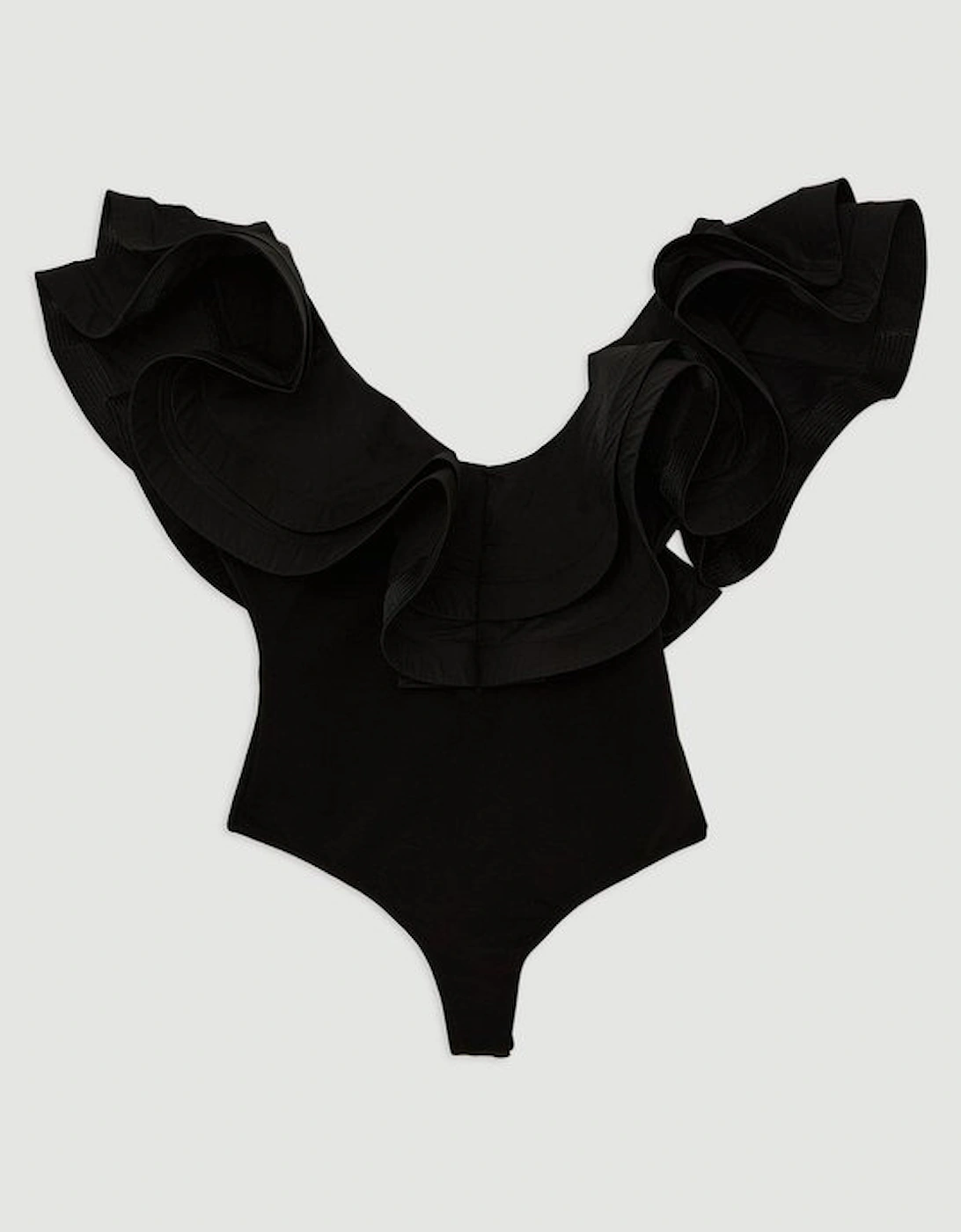 Cotton Ruffle Detail Bodysuit