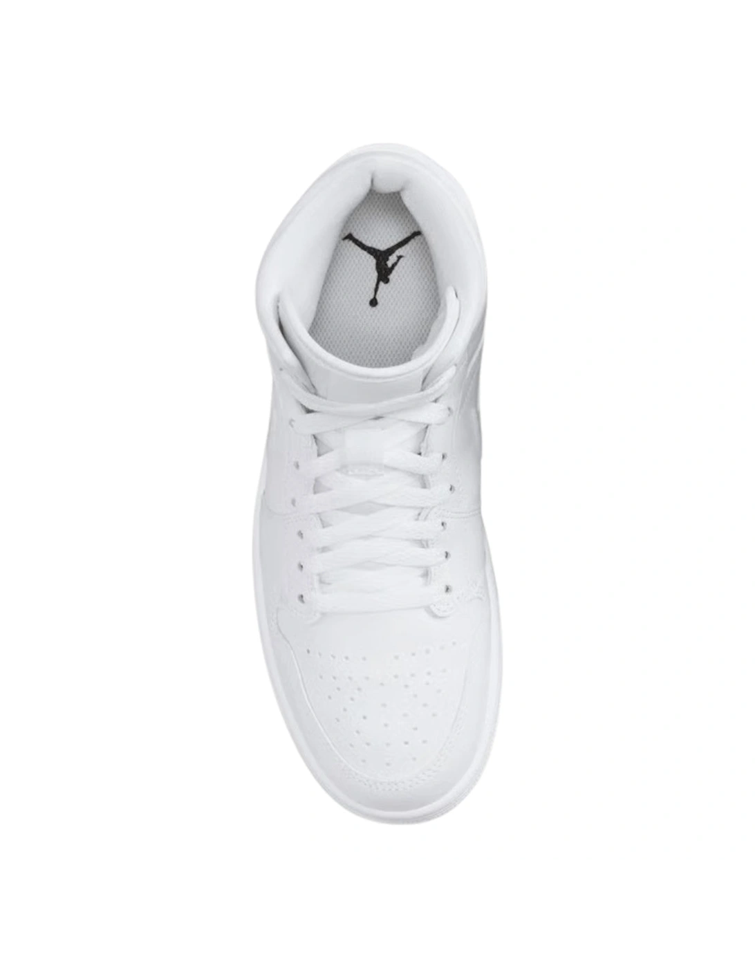 Air Jordan Mid 1 White Sneakers