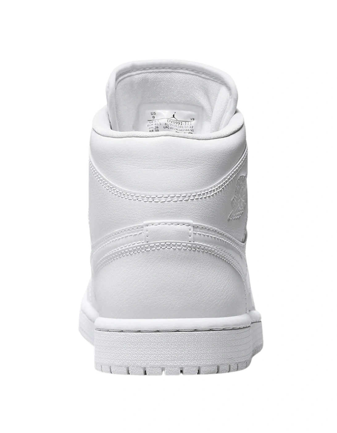 Air Jordan Mid 1 White Sneakers