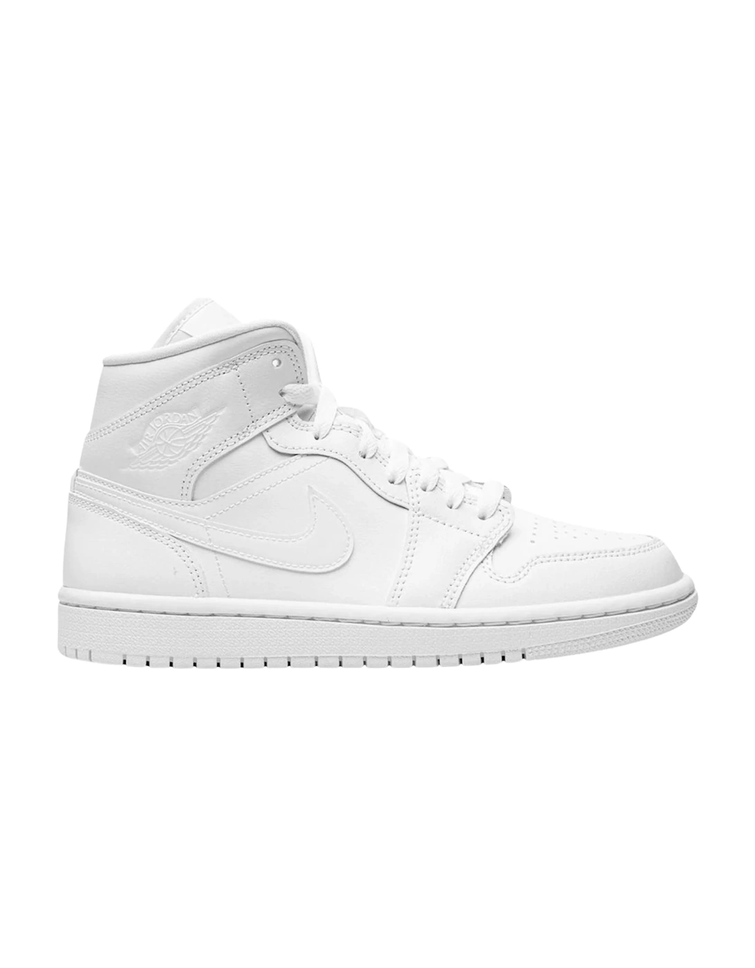Air Jordan Mid 1 White Sneakers, 6 of 5