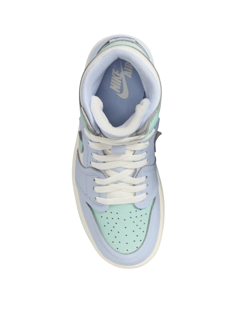 Air Jordan 1 Mm Hight Light Blue Trainers