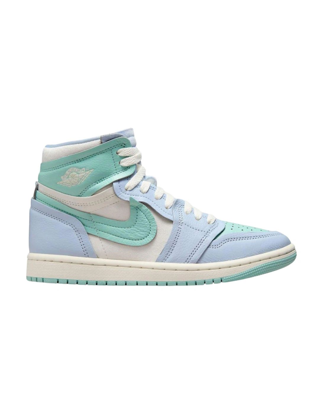 Air Jordan 1 Mm Hight Light Blue Trainers, 5 of 4