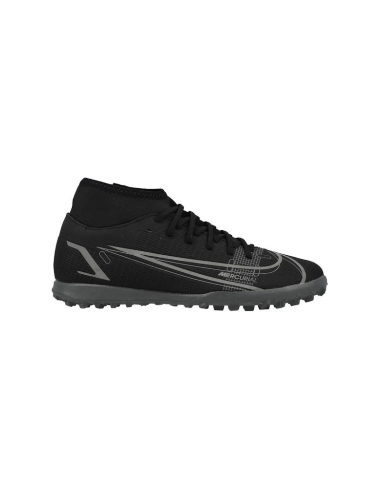 Superfly 8 Club TF Black Indoor Football Shoe
