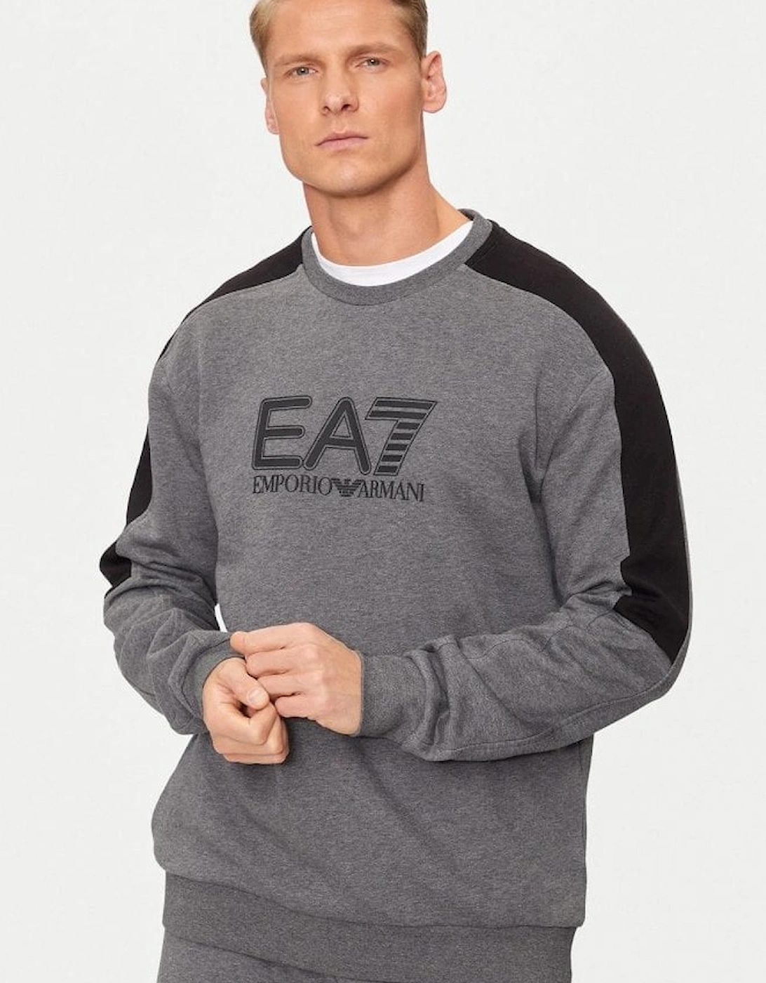 Large Logo Tracksuit - Dark Grey Marl