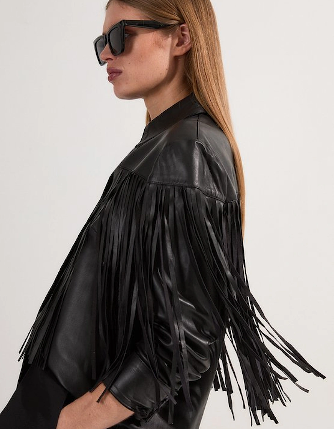 Leather Tassel Jacket, 5 of 4