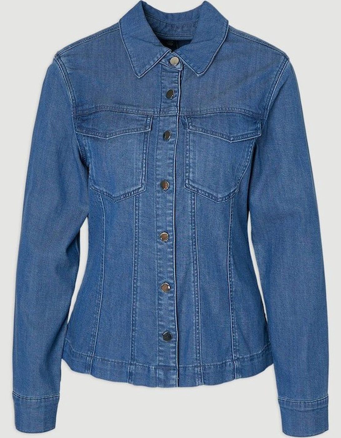 Chambray Stretch Denim Shirt