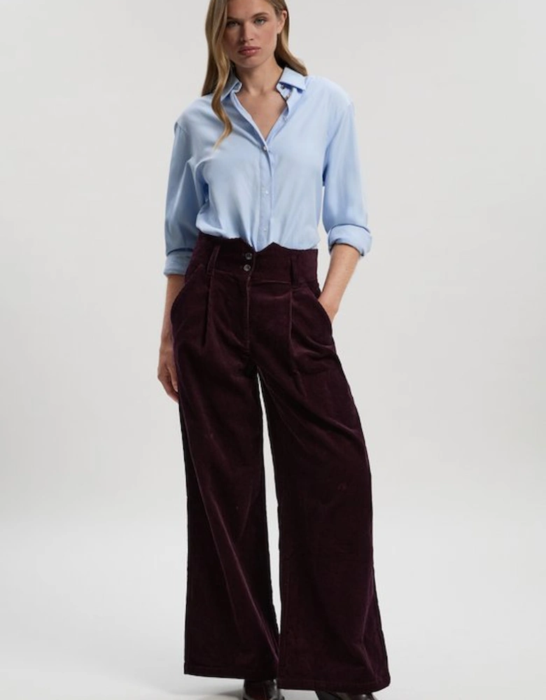 Cord Wide Leg Trouser