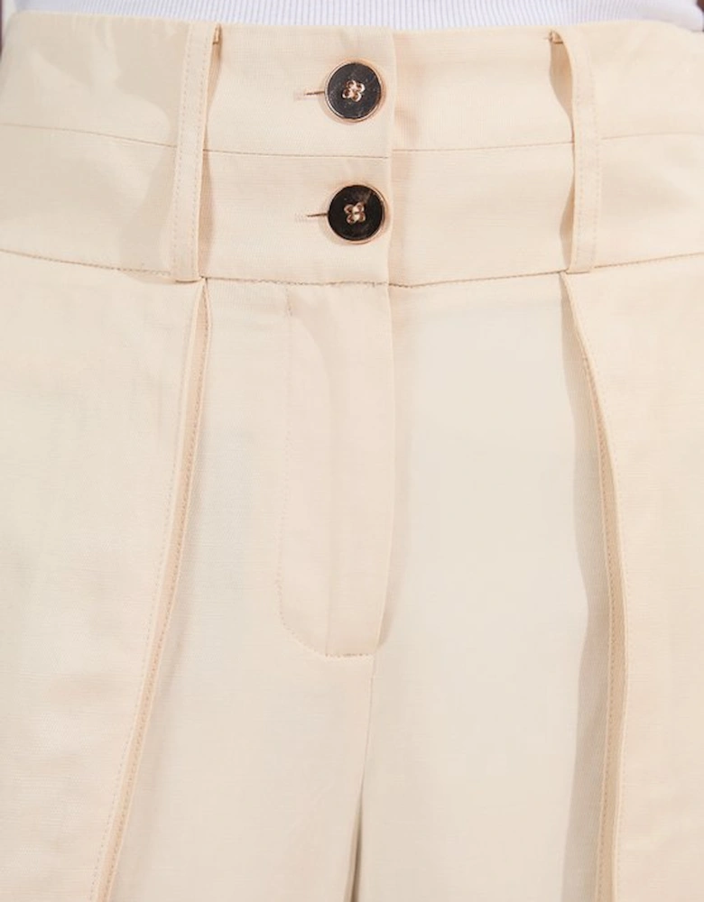Premium Linen Twill Top Stitch Woven Trouser