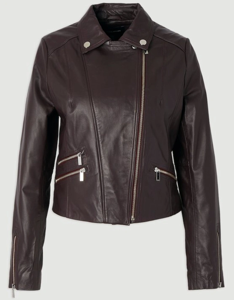 Leather Signature Biker Jacket