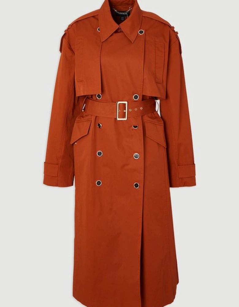 Relaxed Polished Trench Coat
