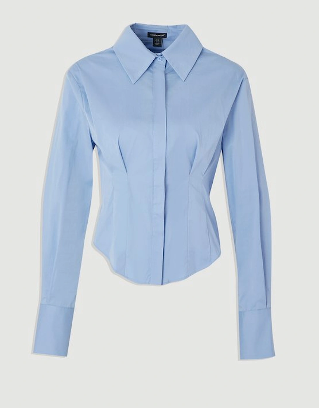 Crepe Pleating Detail Woven Shirt