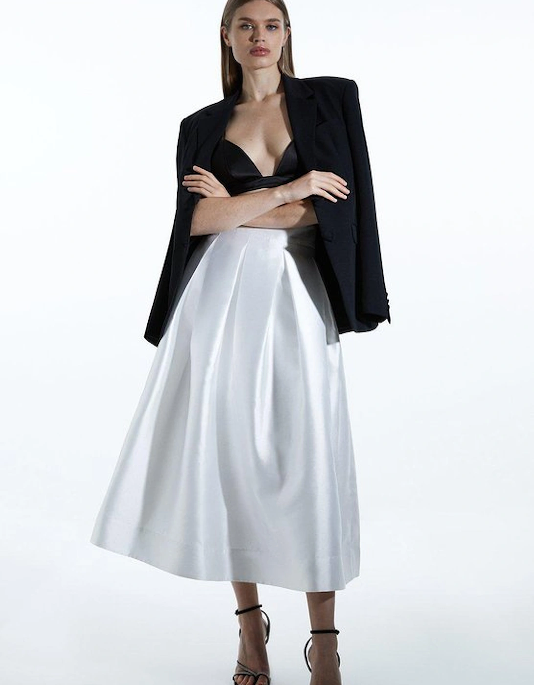 Twill Woven Prom Maxi Skirt, 5 of 4