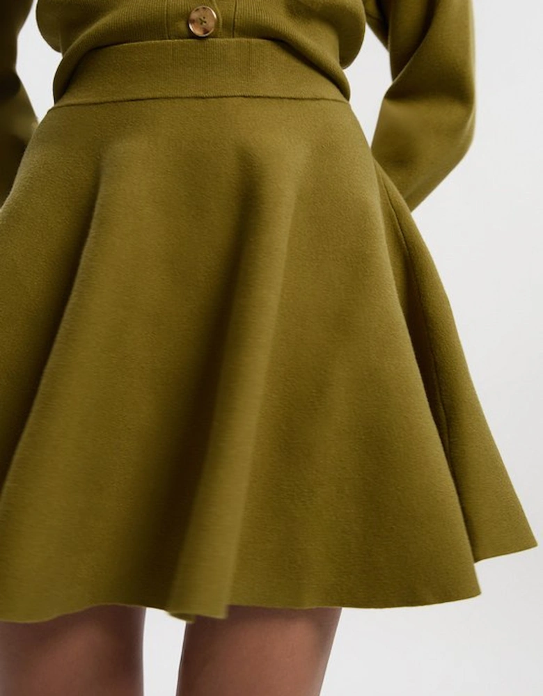 Compact Yarn Full Knitted Skirt