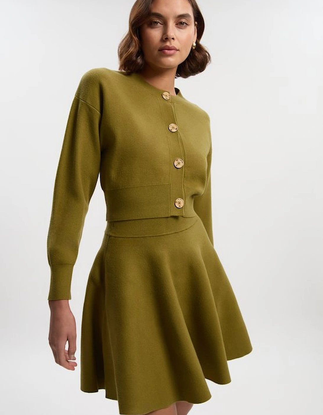 Compact Yarn Full Knitted Skirt, 2 of 1