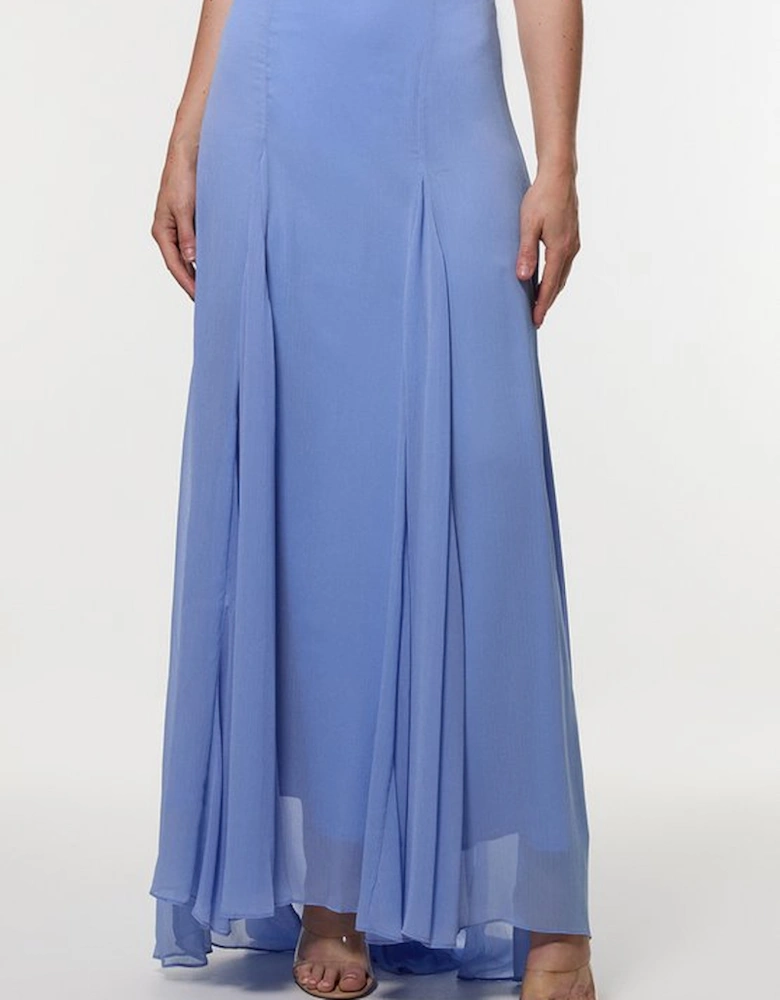 Compact Stretch Stab Stitch Asymmetric Wrap Tailored Blazer