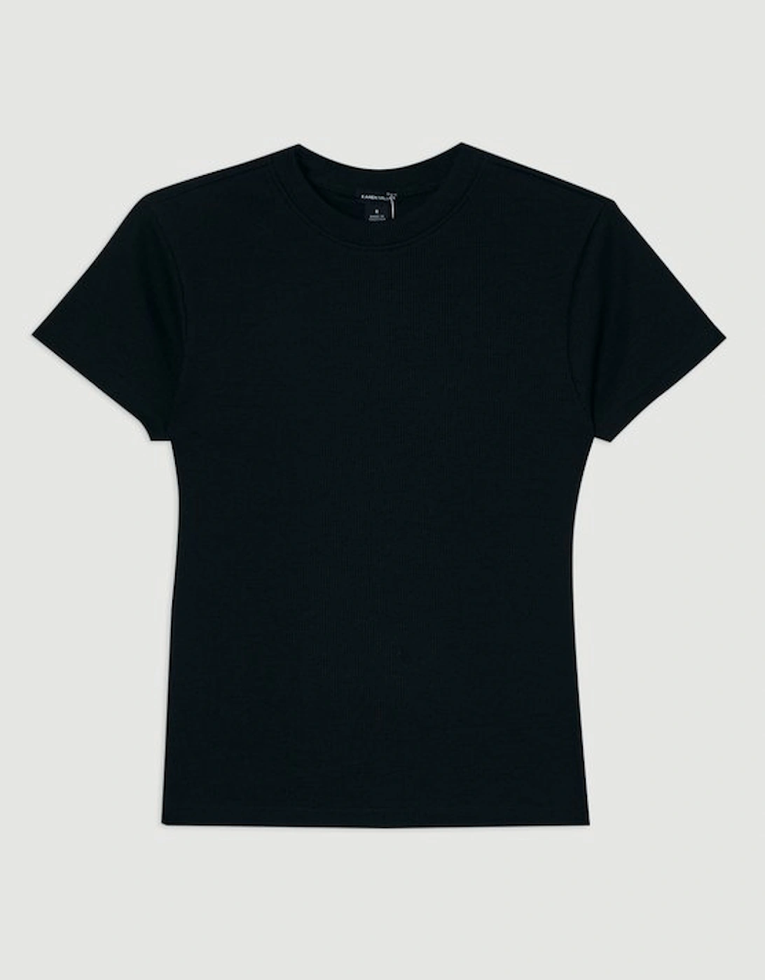 Compact Jersey Ribbed T-Shirt