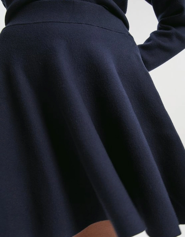 Compact Yarn Full Knitted Skirt