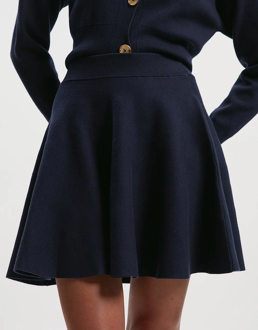 Compact Yarn Full Knitted Skirt