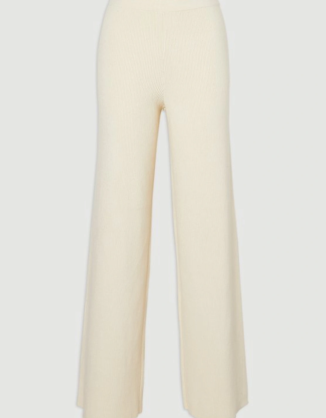 Relaxed Rib Knitted Trouser