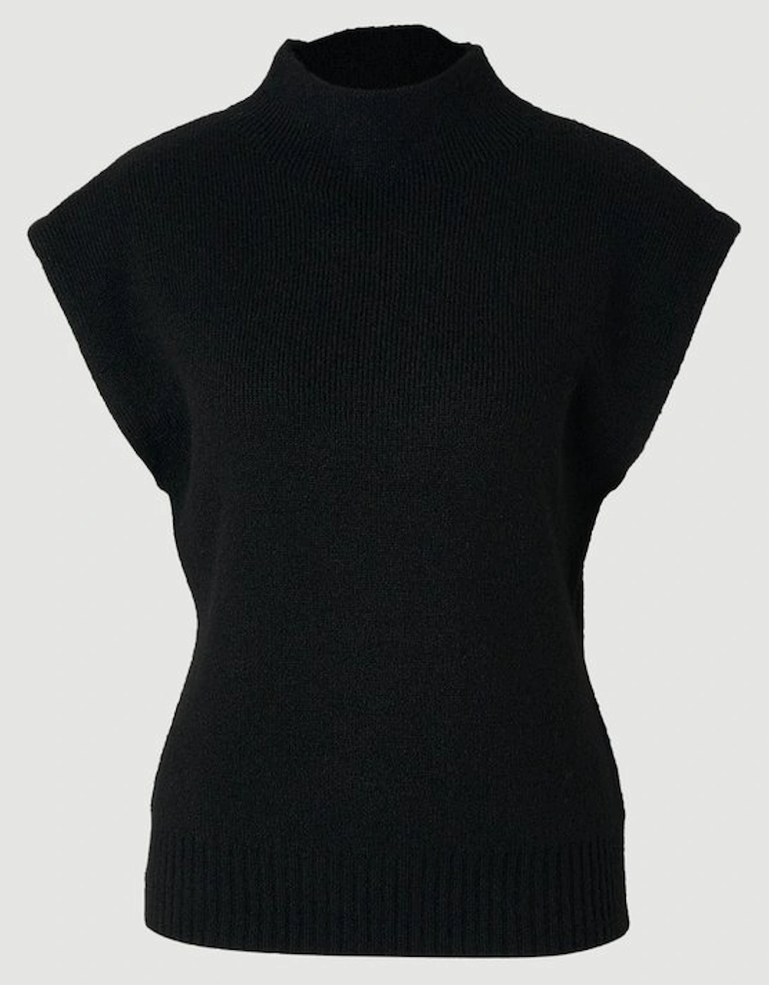 Wool Blend Cosy Knit Sleeveless Tank Top