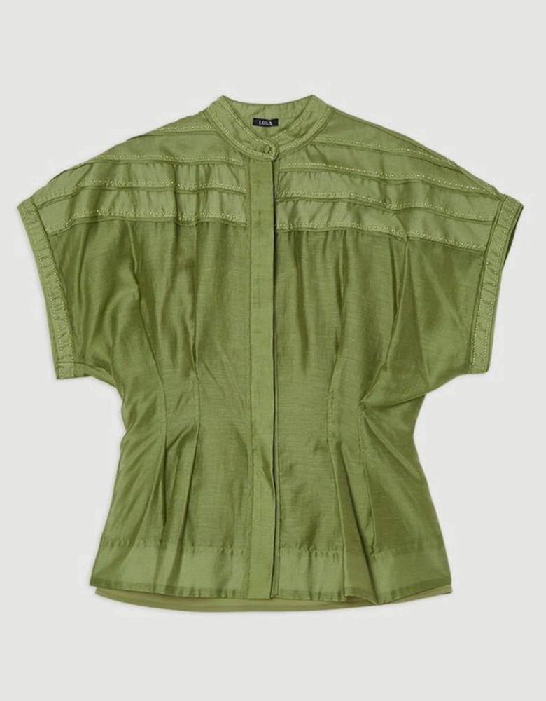 Archive Collection - Layered Detail Button Woven Shirt