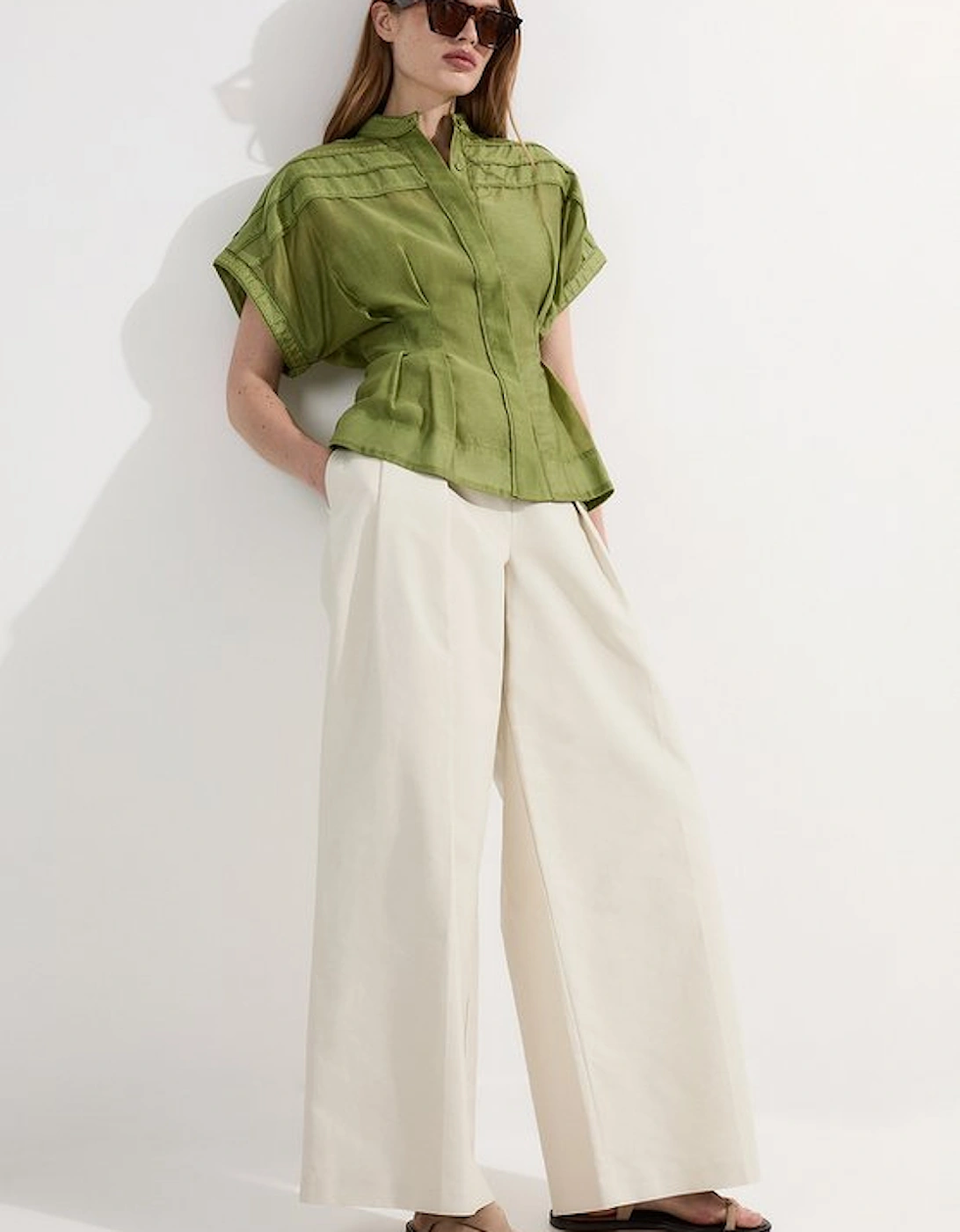 Archive Collection - Layered Detail Button Woven Shirt