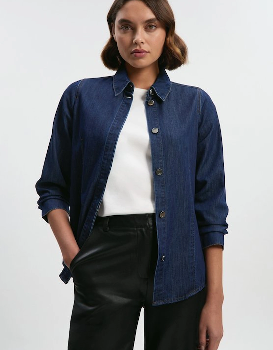 Denim Tailored Shirt, 5 of 4
