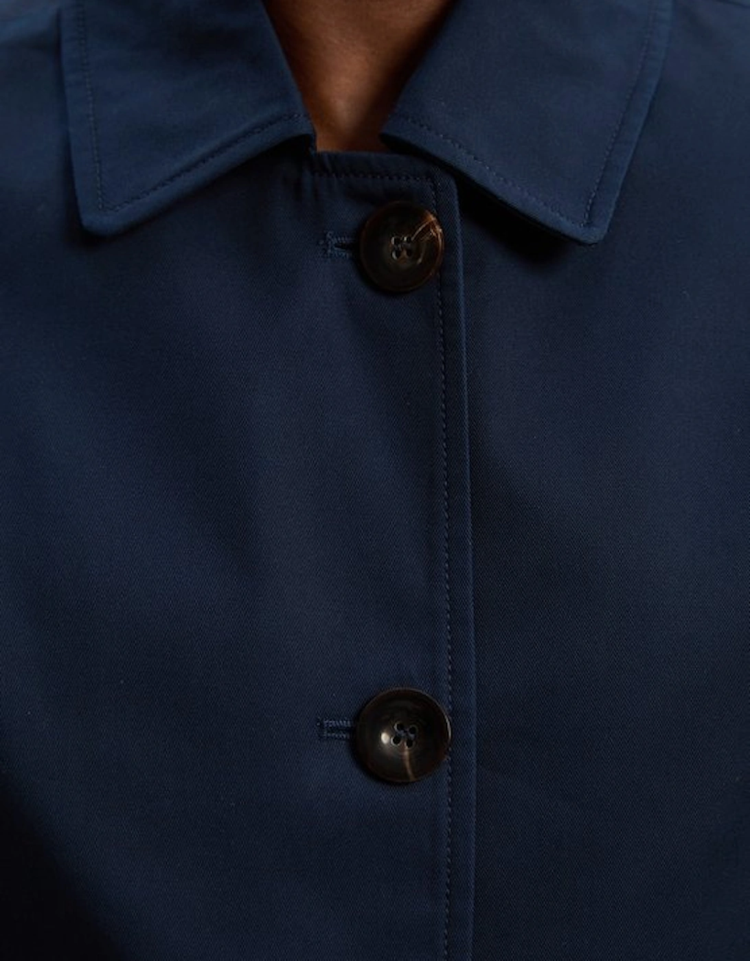 Cotton Button Tailored Jacket