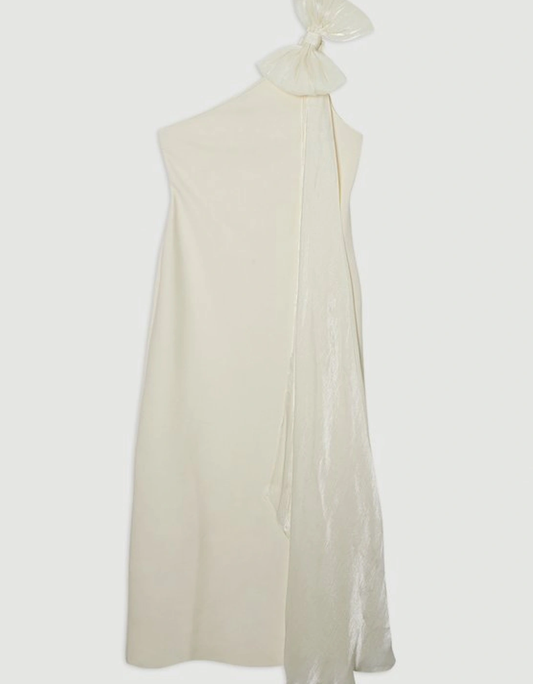 Plus Size Bandage Figure Form Knit Tassel Sleeve Detail Maxi Dress