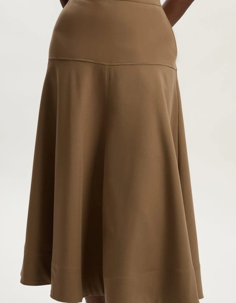 Viscose Blend Tailored Full skirt