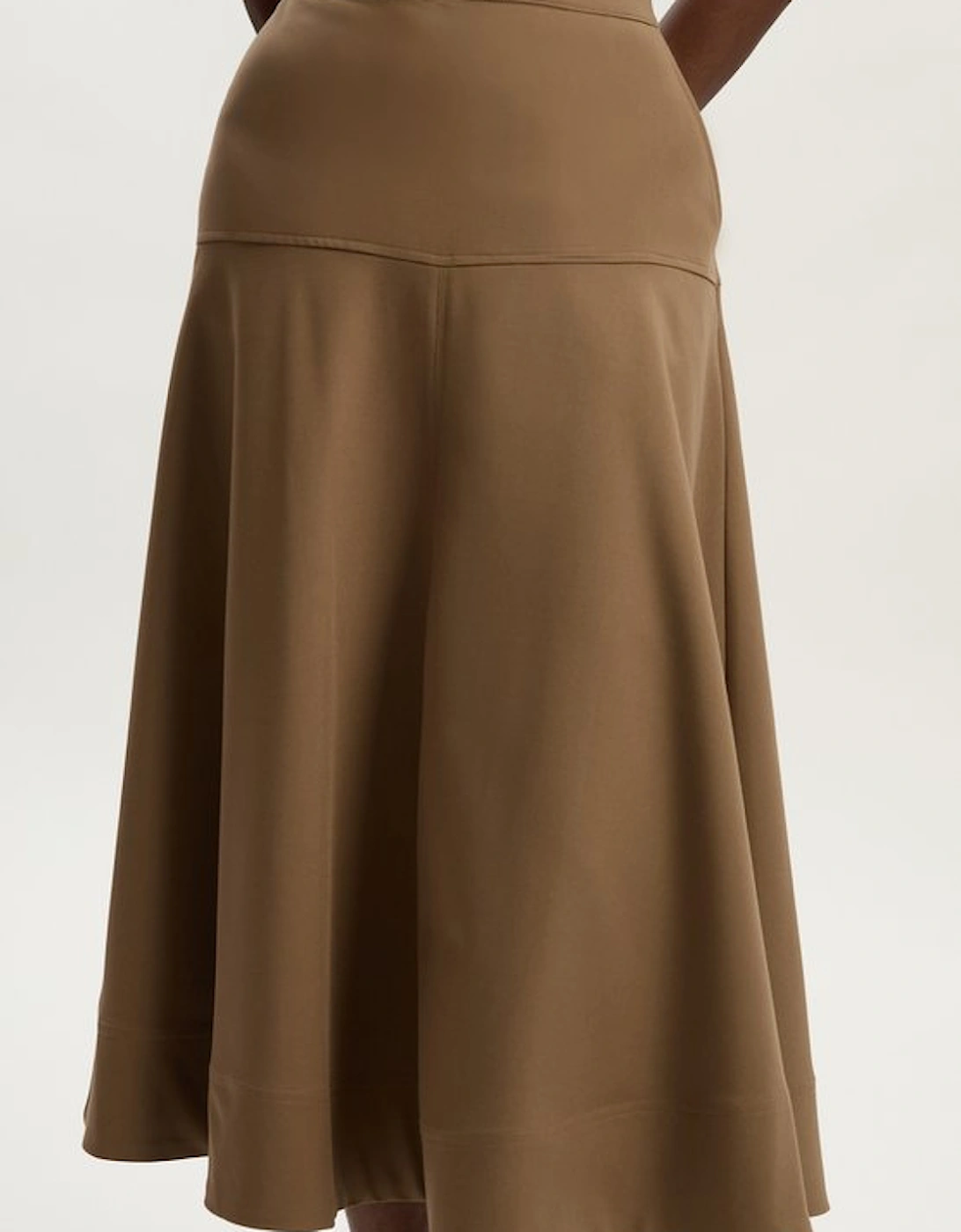 Viscose Blend Tailored Full skirt