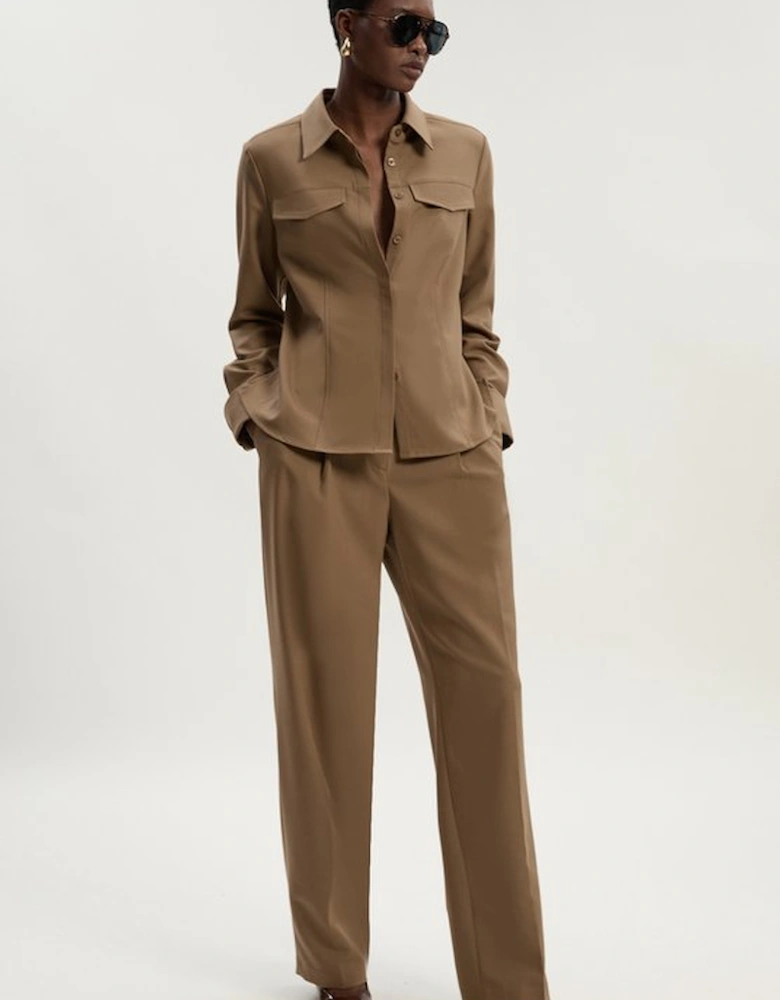 Viscose Blend Tailored Shirt