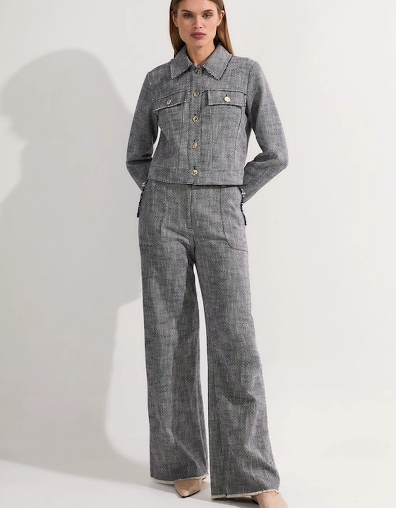 Spring Tweed Tailored Jacket