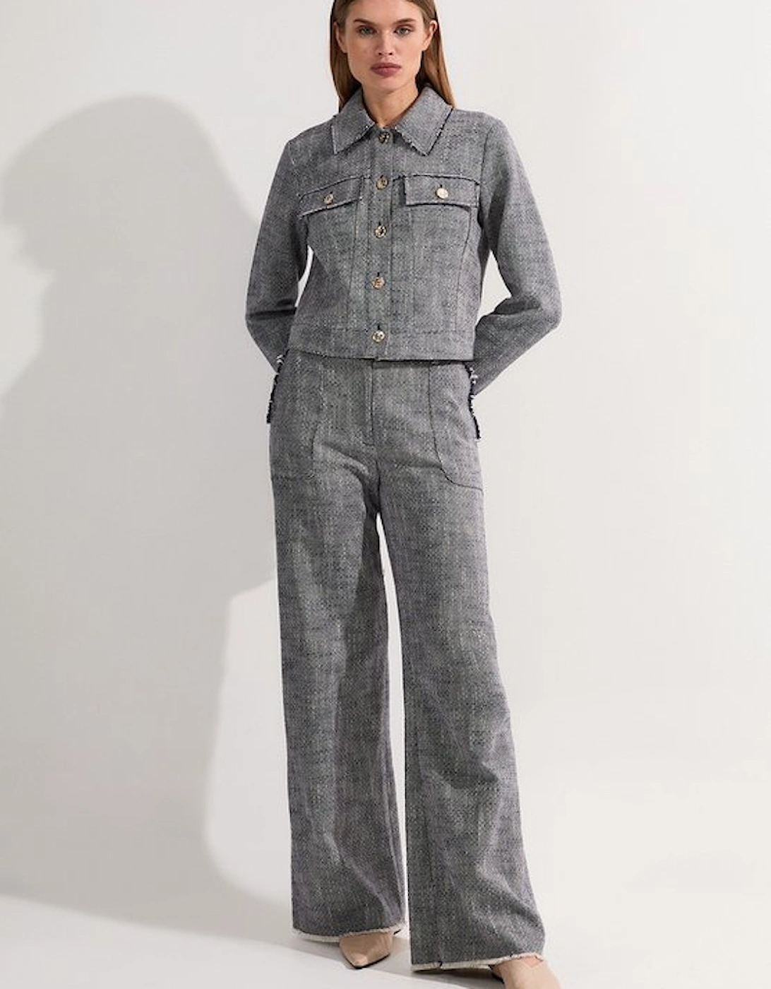 Spring Tweed Tailored Jacket