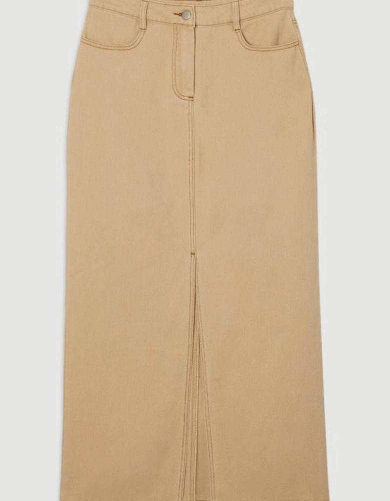 Denim Maxi Skirt