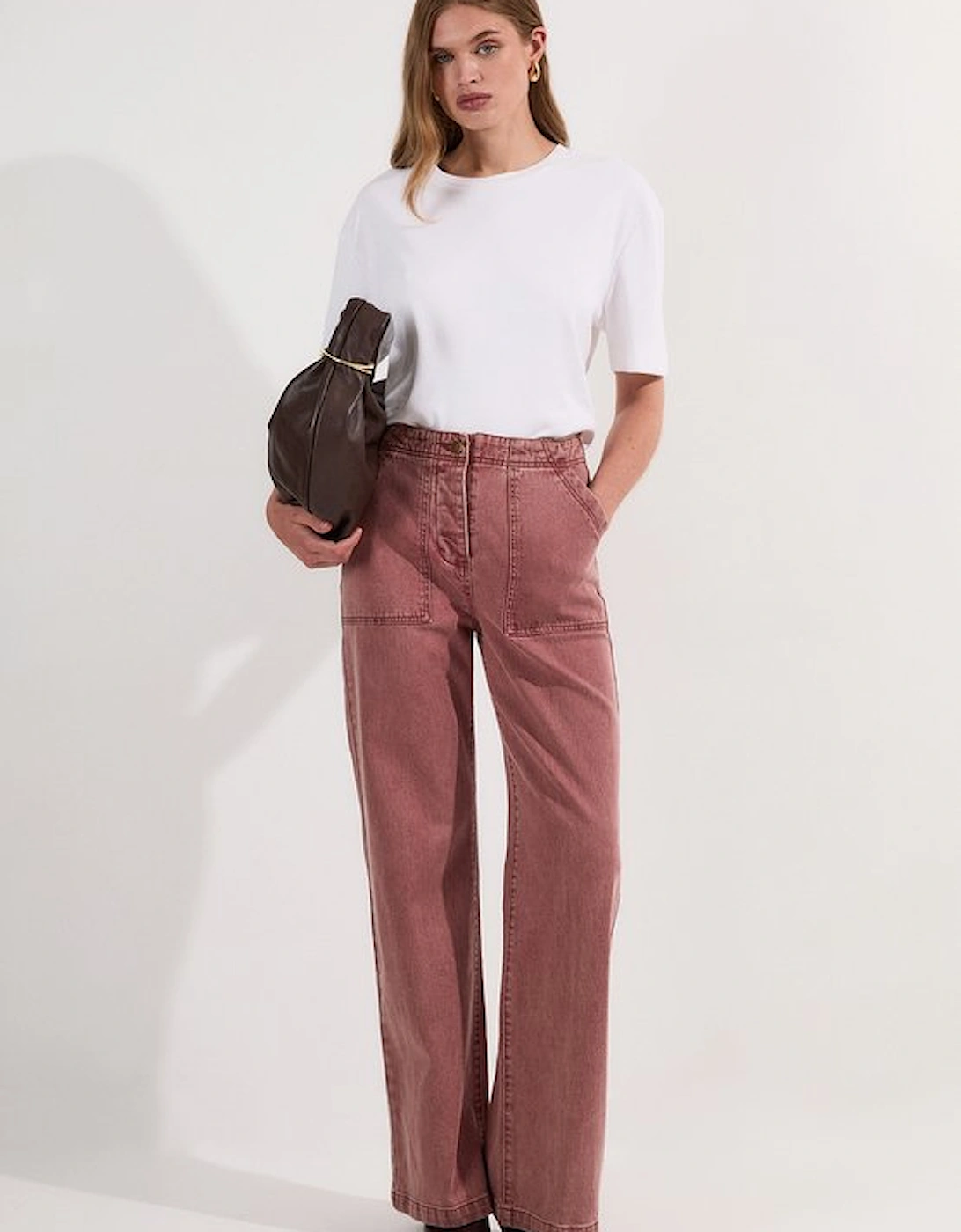 Coloured Denim Straight Leg Jean, 5 of 4