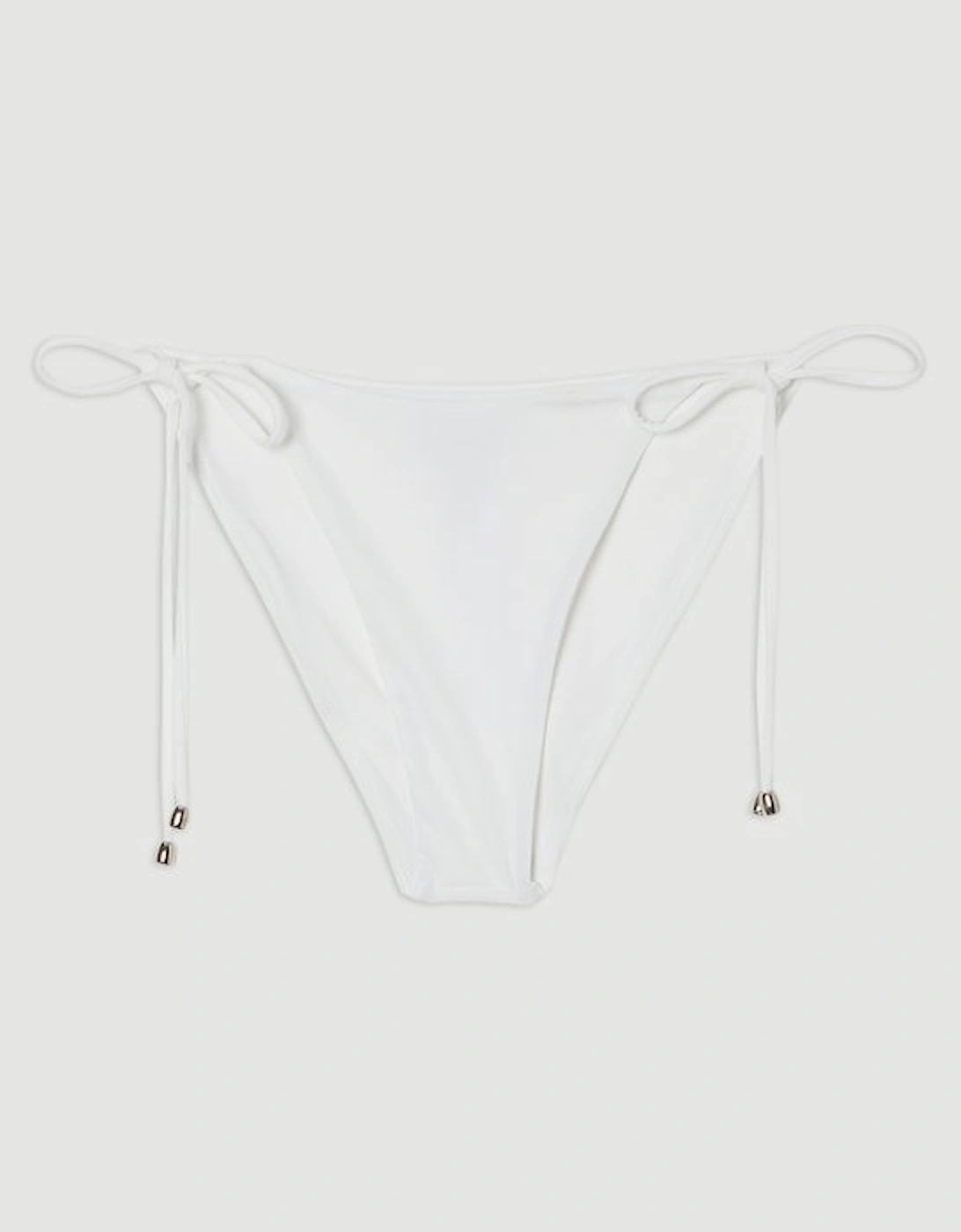 Hardware Detail Tie Side Bikini Bottoms