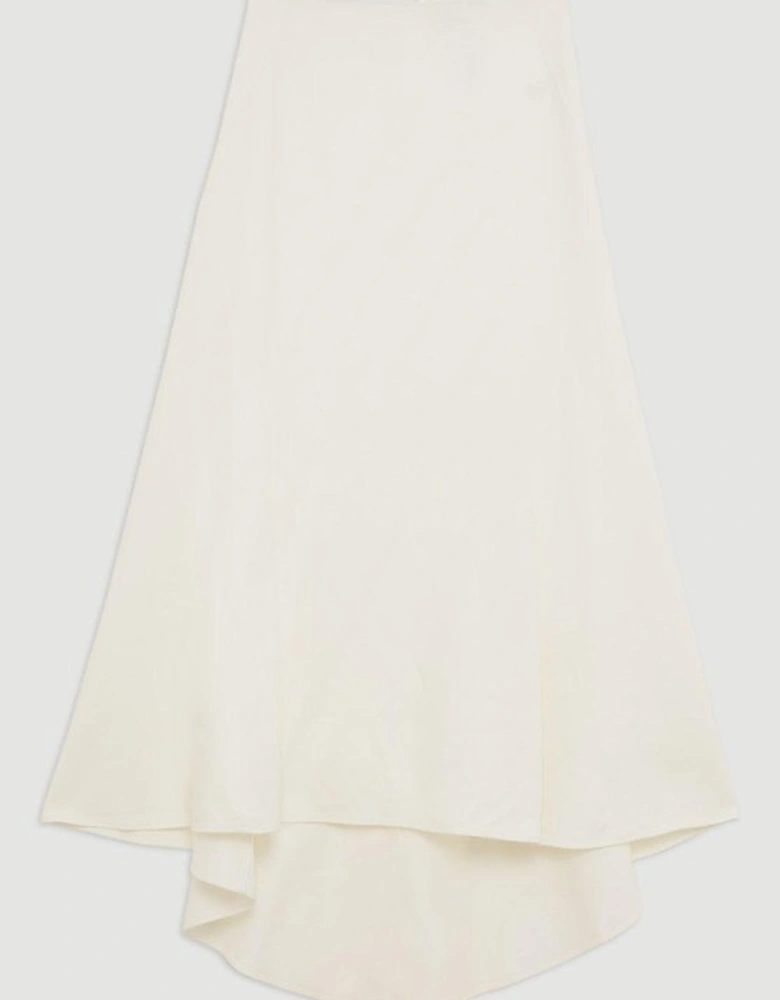 Tailored Maxi Waterfall Skirt