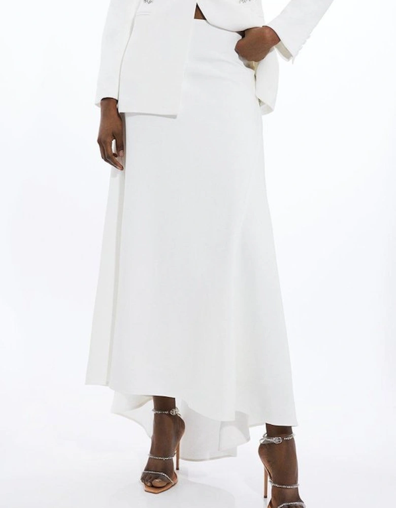 Tailored Maxi Waterfall Skirt