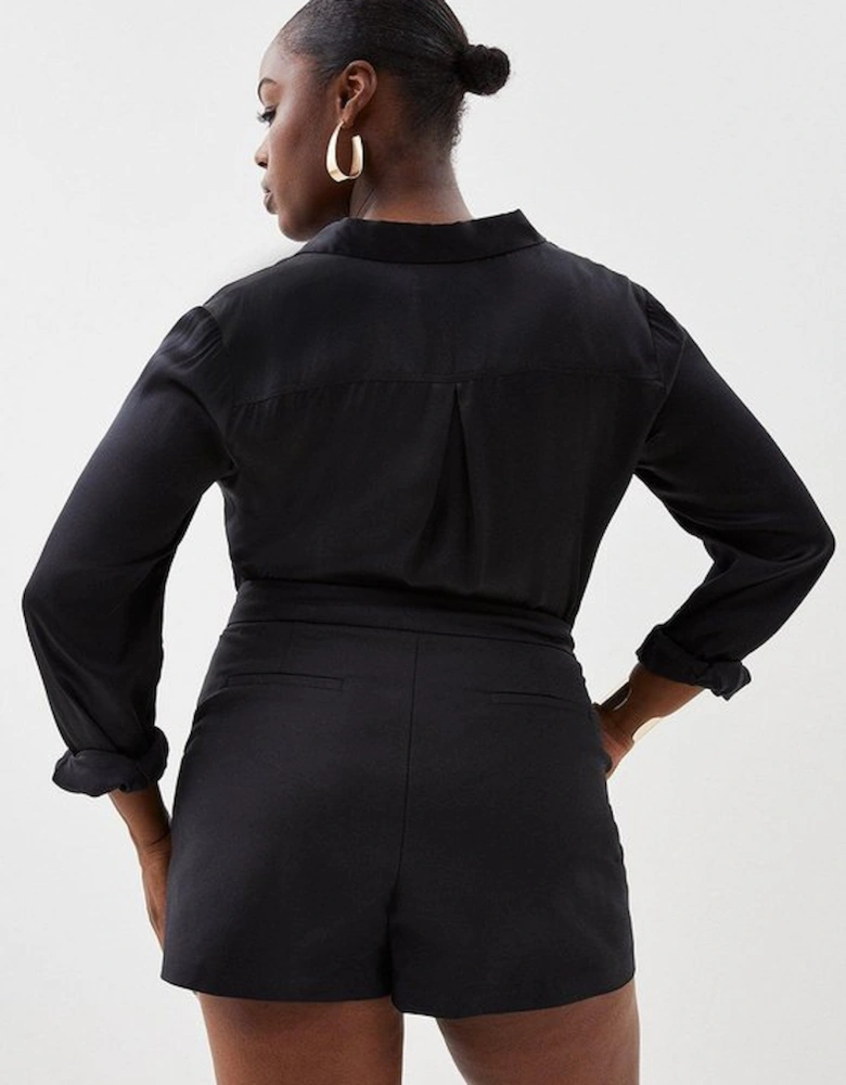 Plus Size Essential Techno Woven Short