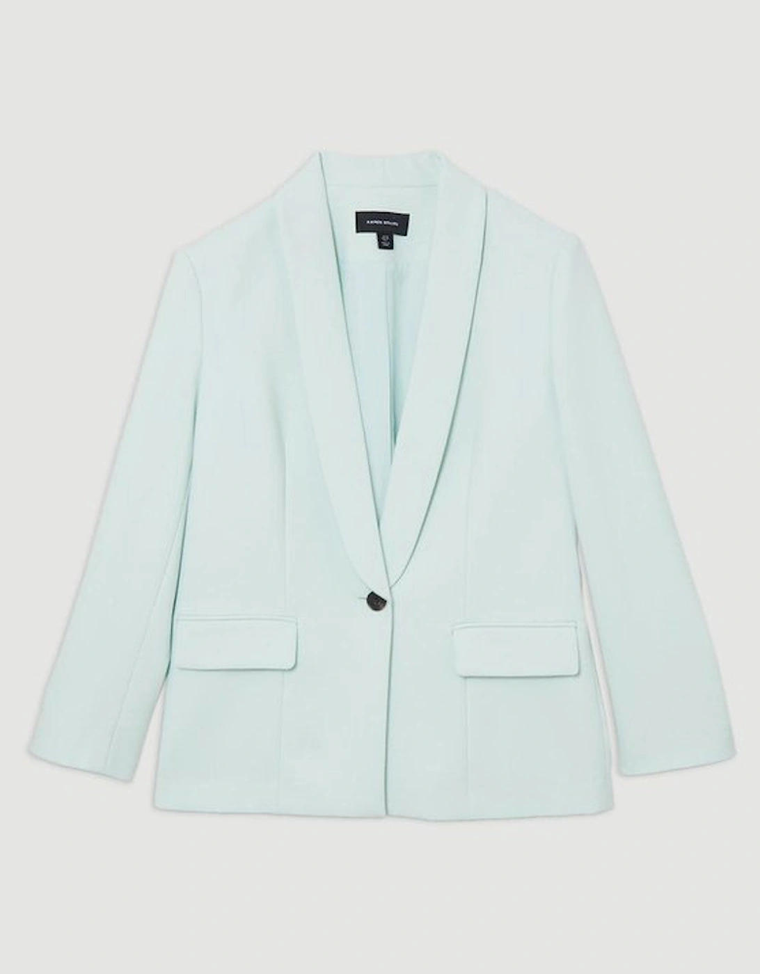 Compact Stretch Essential Tailored Single Breasted Blazer